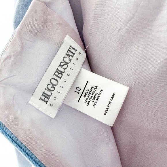 Hugo Buscati - Powder Blue Mini Skirt - Size: 10 - Picture 10 of 10
